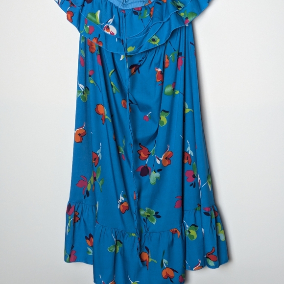 FINAL DAYS $5 Old Navy Blue Strapless Summer Dress.  CLOSET CLOSING - Picture 3 of 6